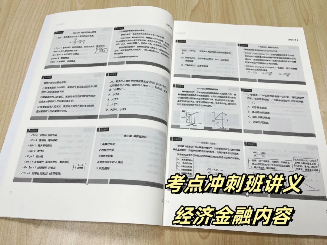 考點(diǎn)沖刺班課程教材一覽，助你認真復習，高效備考。